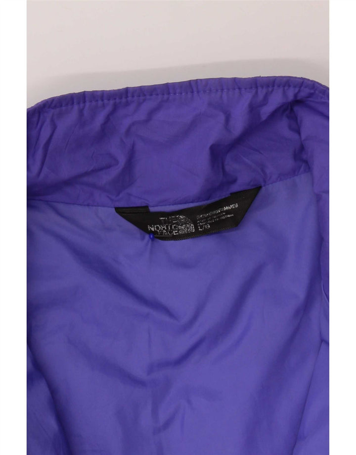 The North Face Womens Quilted Jacket UK 16 Large Purple Nylon