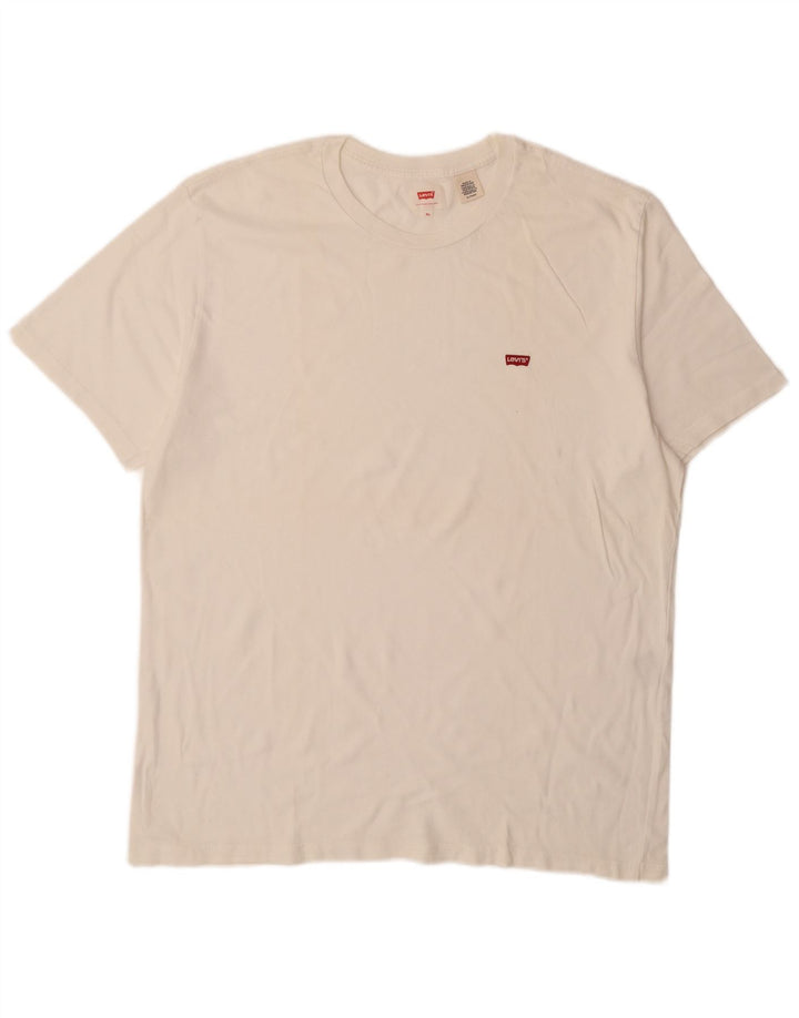 LEVI'S Mens T-Shirt Top XL White Cotton