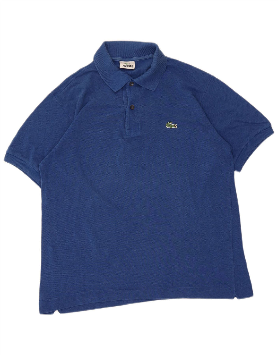 Lacoste Mens Polo Shirt Size 3 Small Blue Cotton