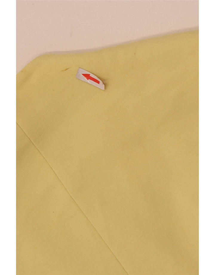 Ted Baker Damen-Blazer mit 3/4-Ärmeln und 1 Knopf, Größe 3, Mittelgelb