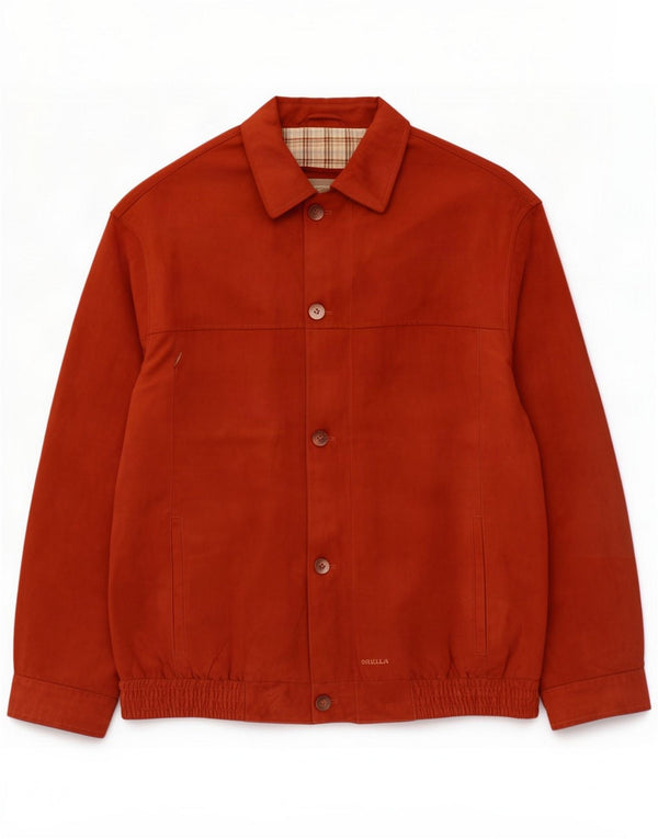 Męska kurtka Bomber Vintage UK 42 XL Brązowa Poliester