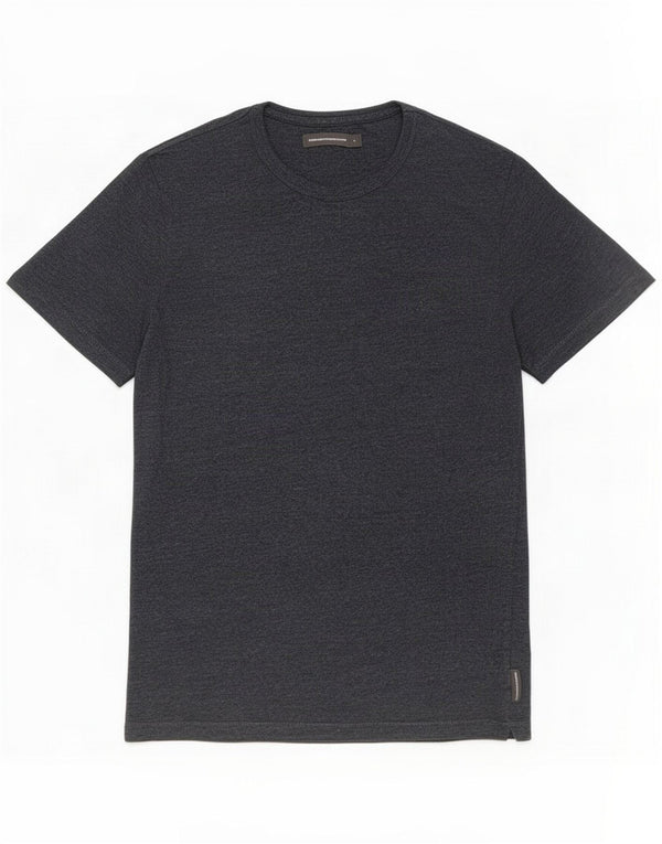 French Connection Mens T-Shirt Top Large Grey Flecked Cotton
