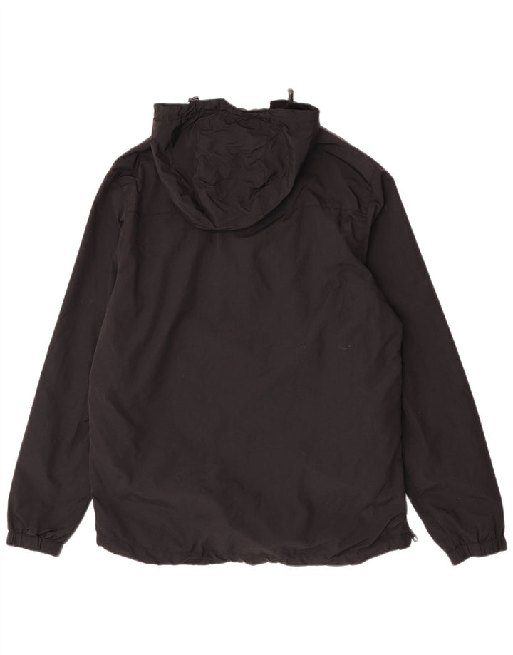 Lyle & Scott Mens Hooded Anorak Jacket UK 40 Large Black Nylon