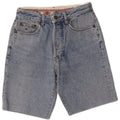 Pantaloncini di jeans vintage da donna W26 piccoli blu