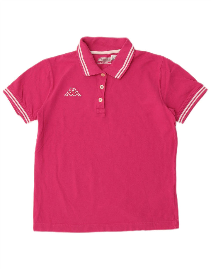 Polo KAPPA Meninas 13-14 Anos XL Rosa Algodão