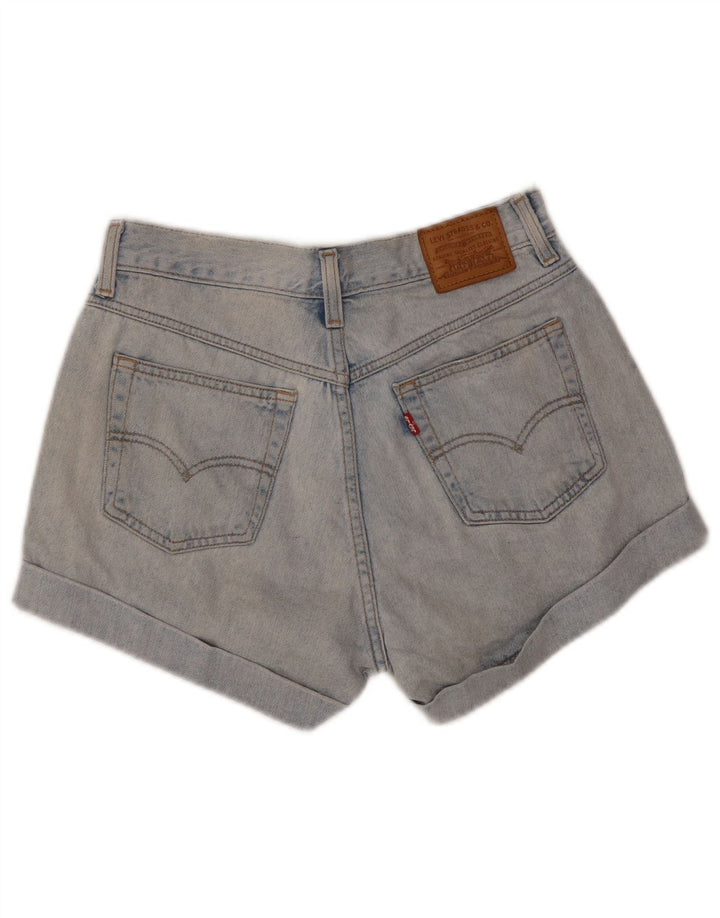 Levi's Womens Denim Shorts W27 Small Blue Cotton