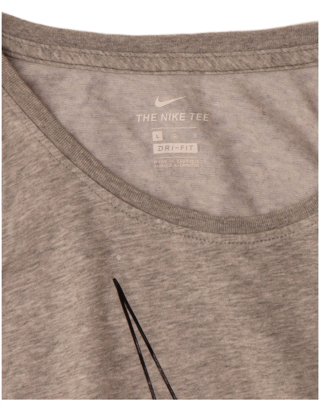 Nike Herre Dri Fit Grafisk Vest Top Stor Grå Bomuld