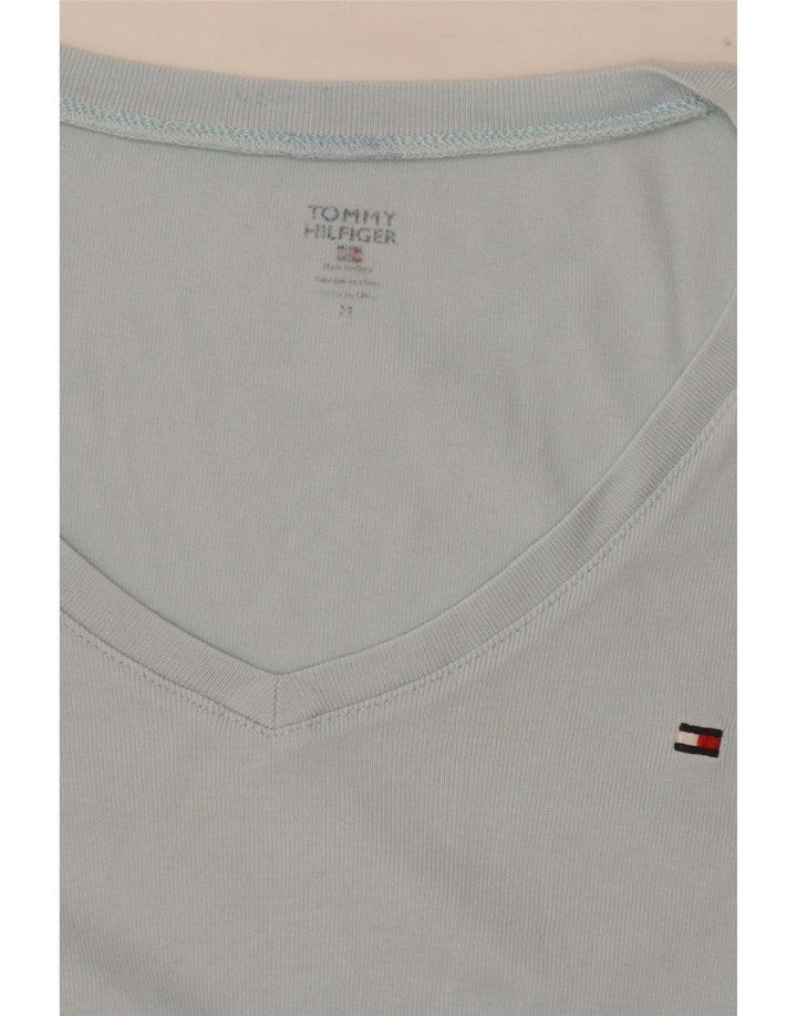 Tommy Hilfiger Dame T-Shirt Top UK 12 Medium Blue