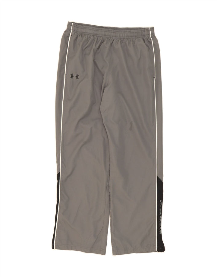 UNDER ARMOUR Mens Tracksuit Trousers Medium  Grey Colourblock Polyester