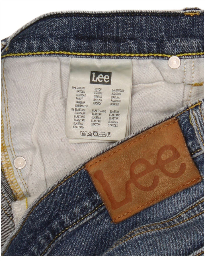 Lee Womens Daren Straight Jeans W34 L30 Blue Cotton