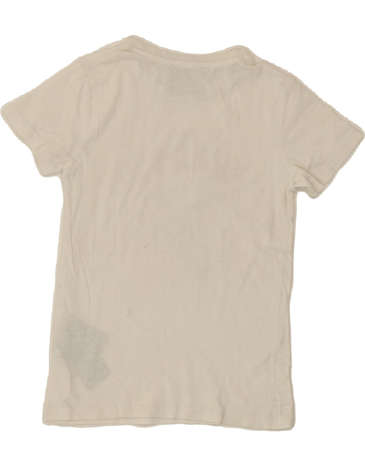 RICHMOND Boys Graphic T-Shirt Top 3-4 Years White Vintage Richmond and Second-Hand Richmond from Messina Hembry 