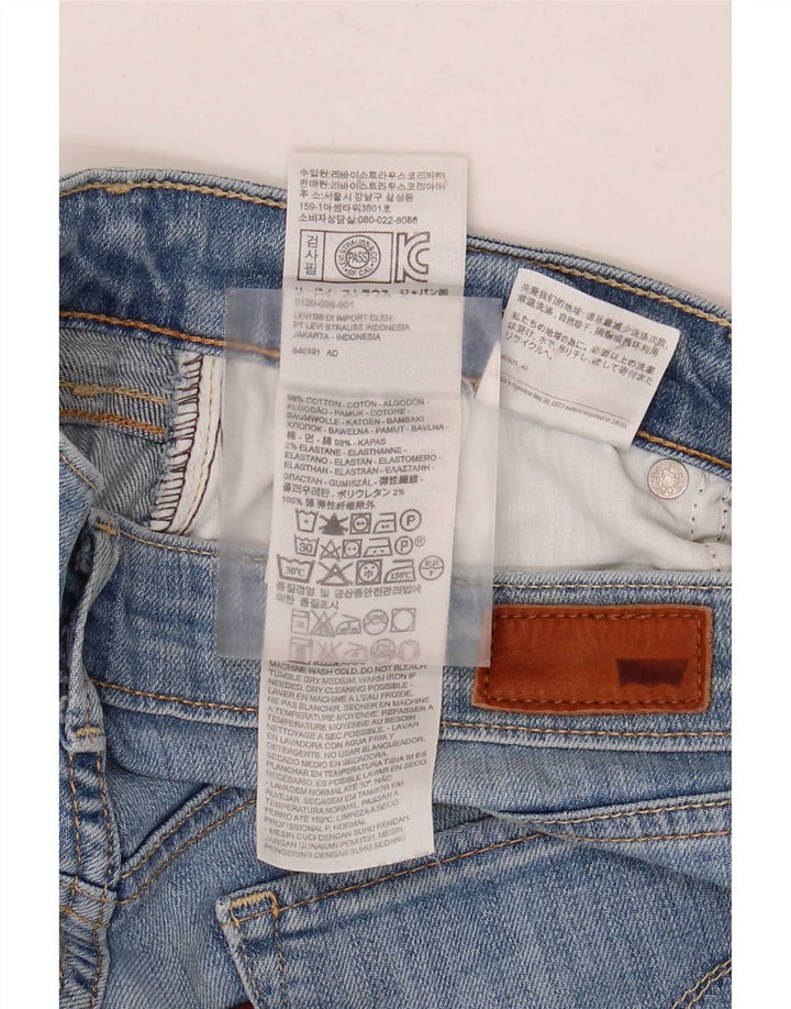 Levi's Damen Straight Jeans W28 L28 Blaue Baumwolle
