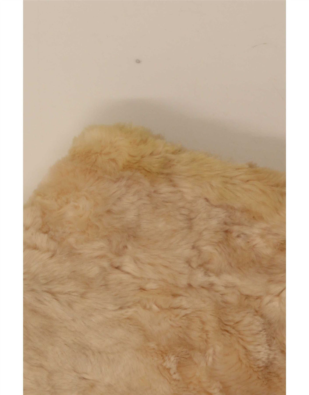 Oasis Womens Faux Fur Jacket UK 14 Medium Beige