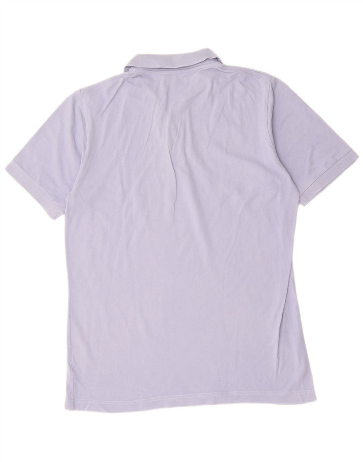 KAPPA Mens Polo Shirt Large Purple Cotton