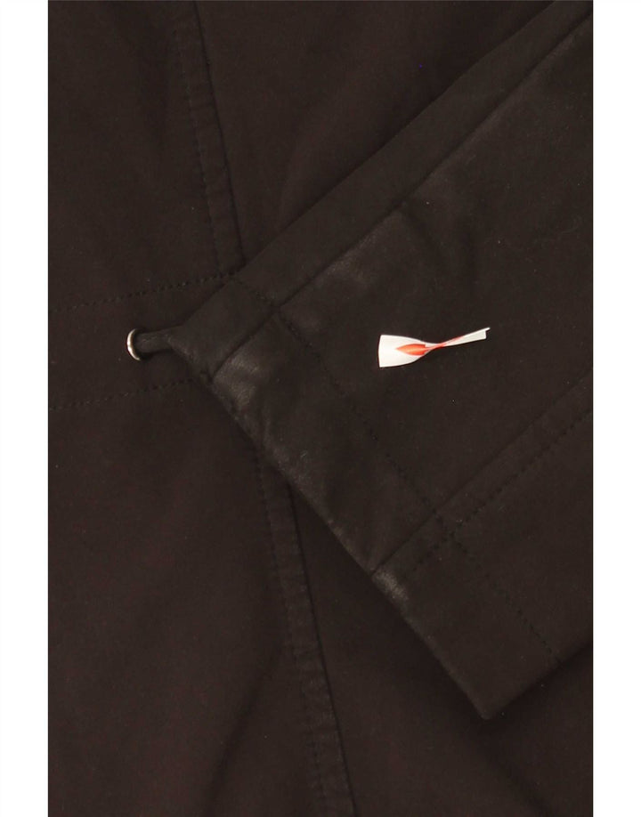 Cappotto giacca a vento con cappuccio da donna French Connection UK 10 piccolo nero