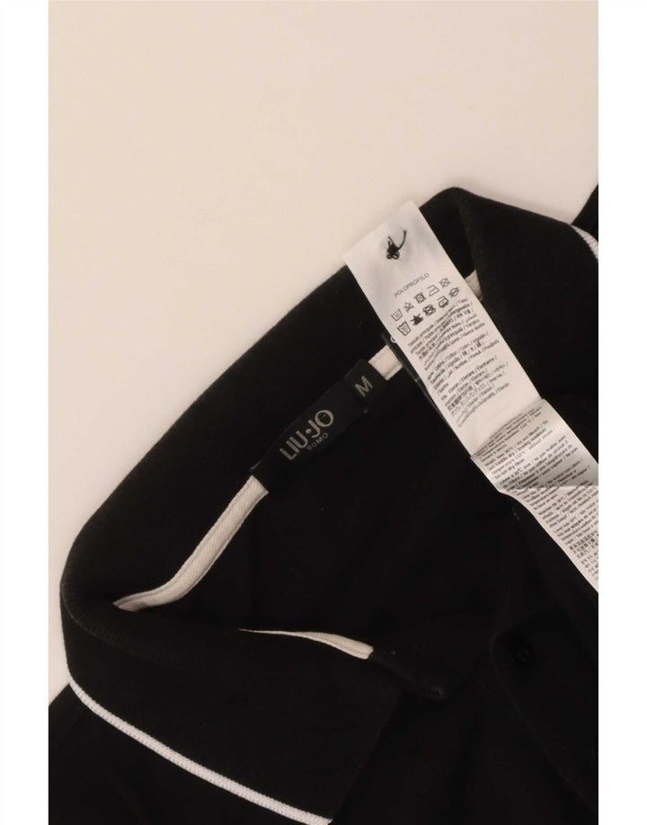 Polo Liu Jo Hombre Algodón Negro Mediano