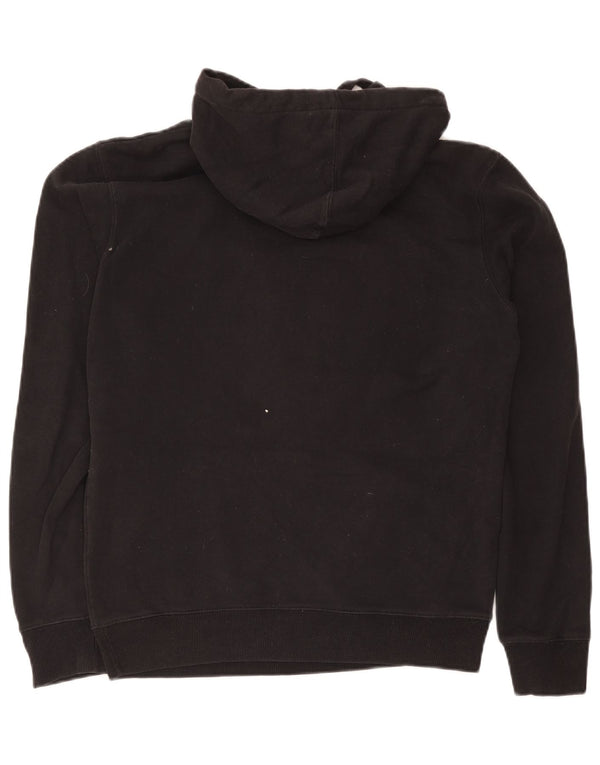 Billabong Mens Graphic Hoodie Jumper Small Black Cotton