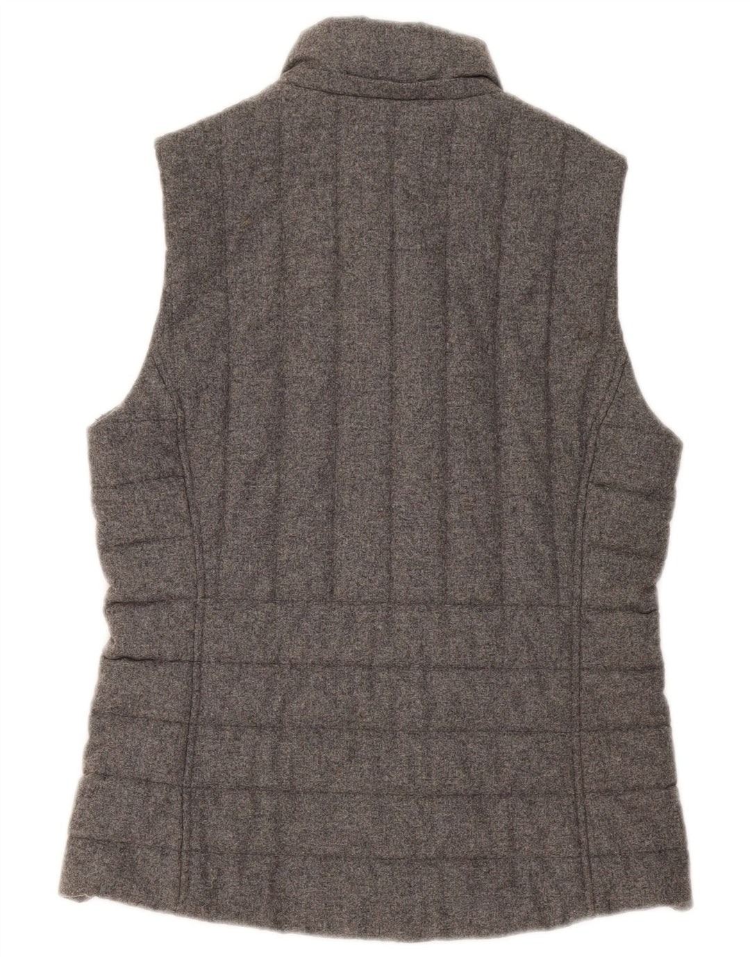 Tommy Hilfiger Gilet rembourré pour femme UK 14 Laine gris moyen