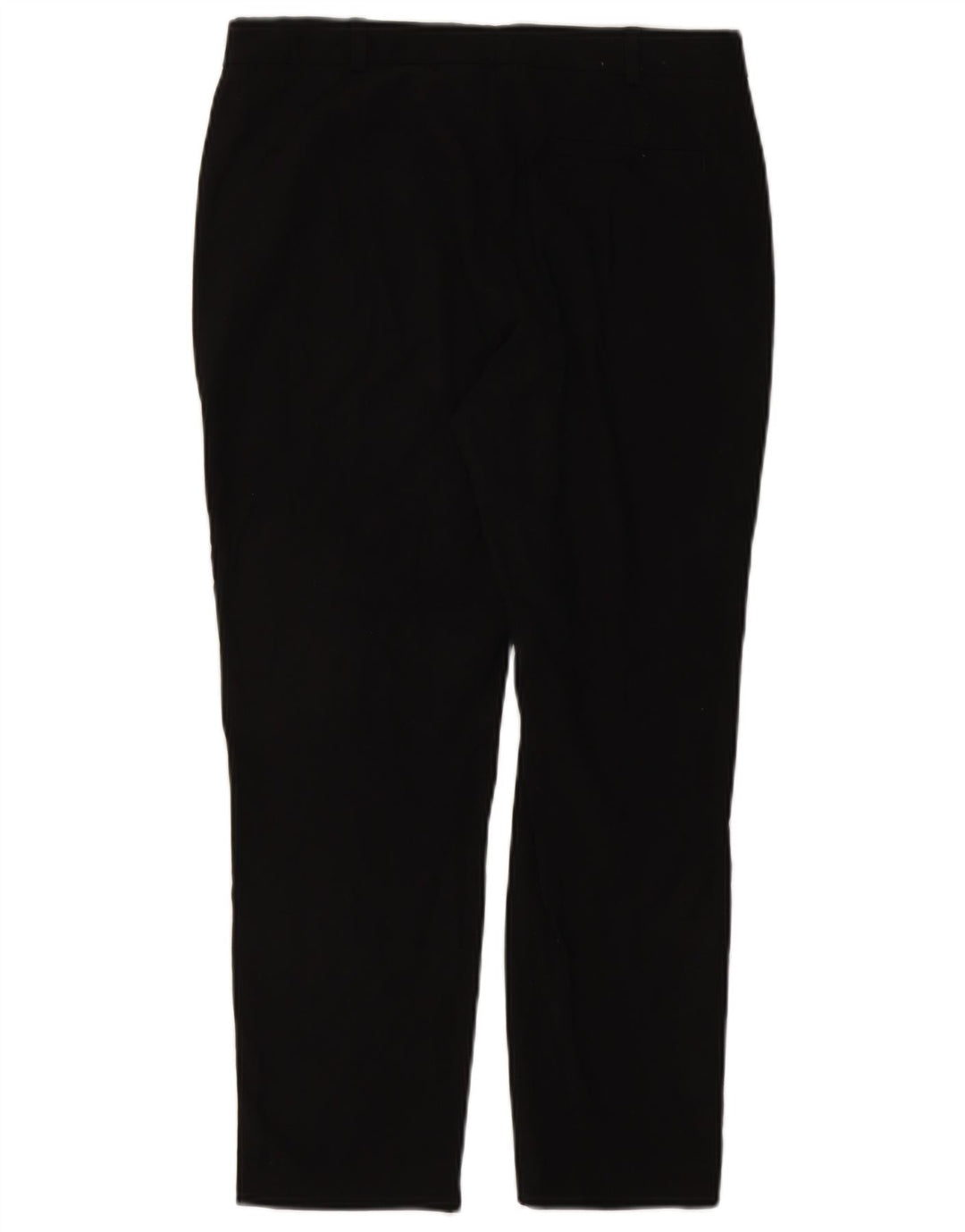 Marks & Spencer Womens Crop Suit Trousers UK 12 Medium W30 L25 Black