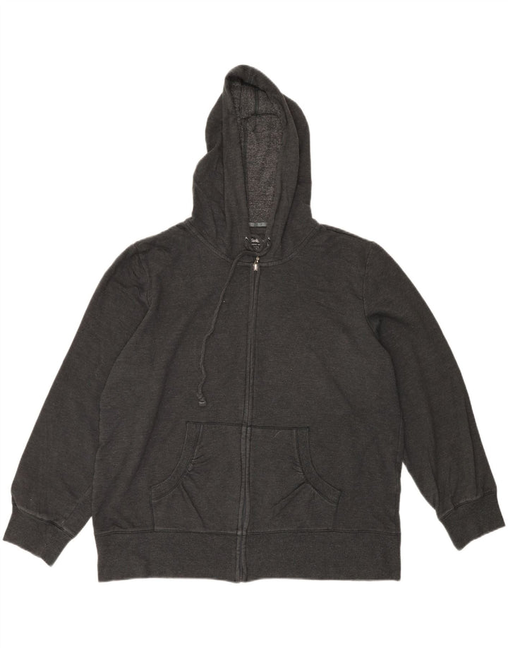 EDDIE BAUER Mens Zip Hoodie Sweater 2XL Grey Cotton Vintage Eddie Bauer and Second-Hand Eddie Bauer from Messina Hembry 