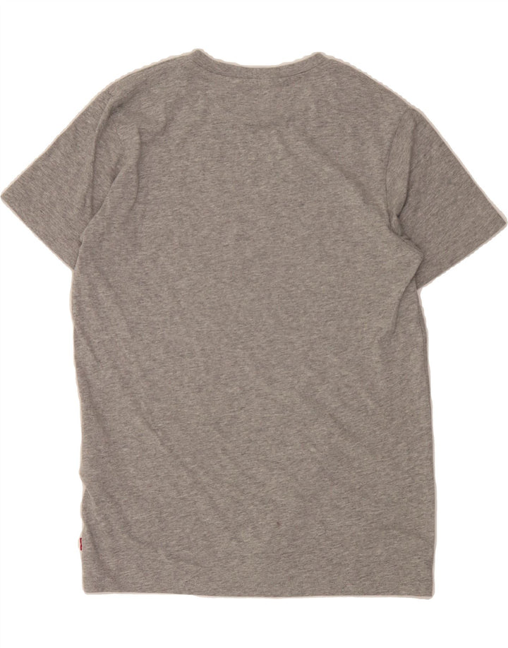 LEVI'S Mens Graphic T-Shirt Top Small Grey Cotton Vintage Levi's and Second-Hand Levi's from Messina Hembry 
