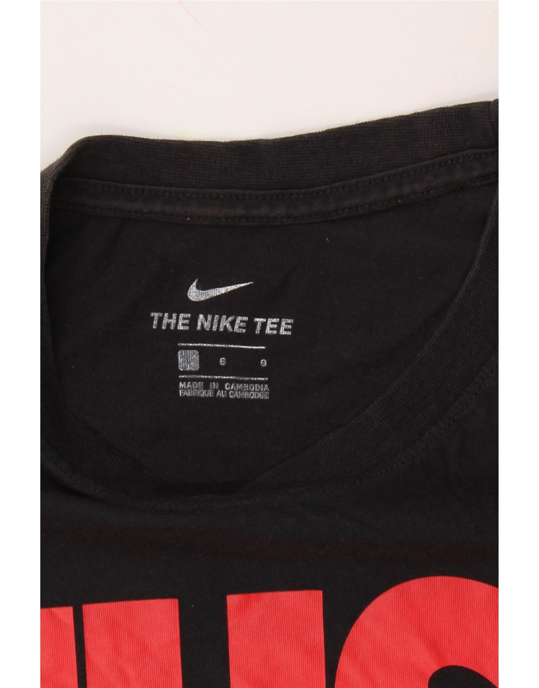 NIKE Mens Graphic T-Shirt Top Large Black Cotton Vintage Nike and Second-Hand Nike from Messina Hembry 
