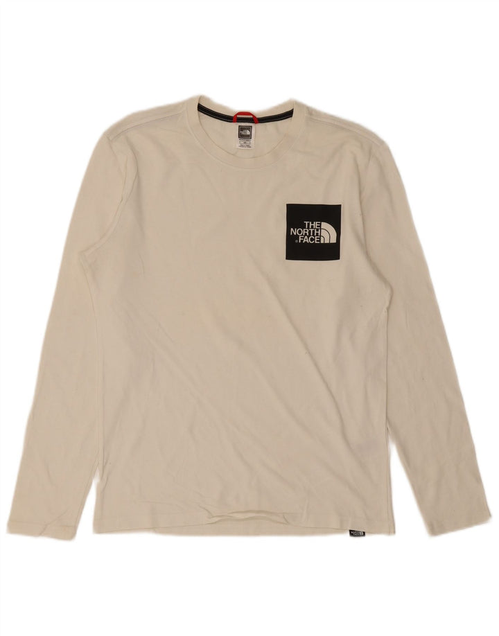 The North Face Mens Top Long Sleeve Small White Cotton