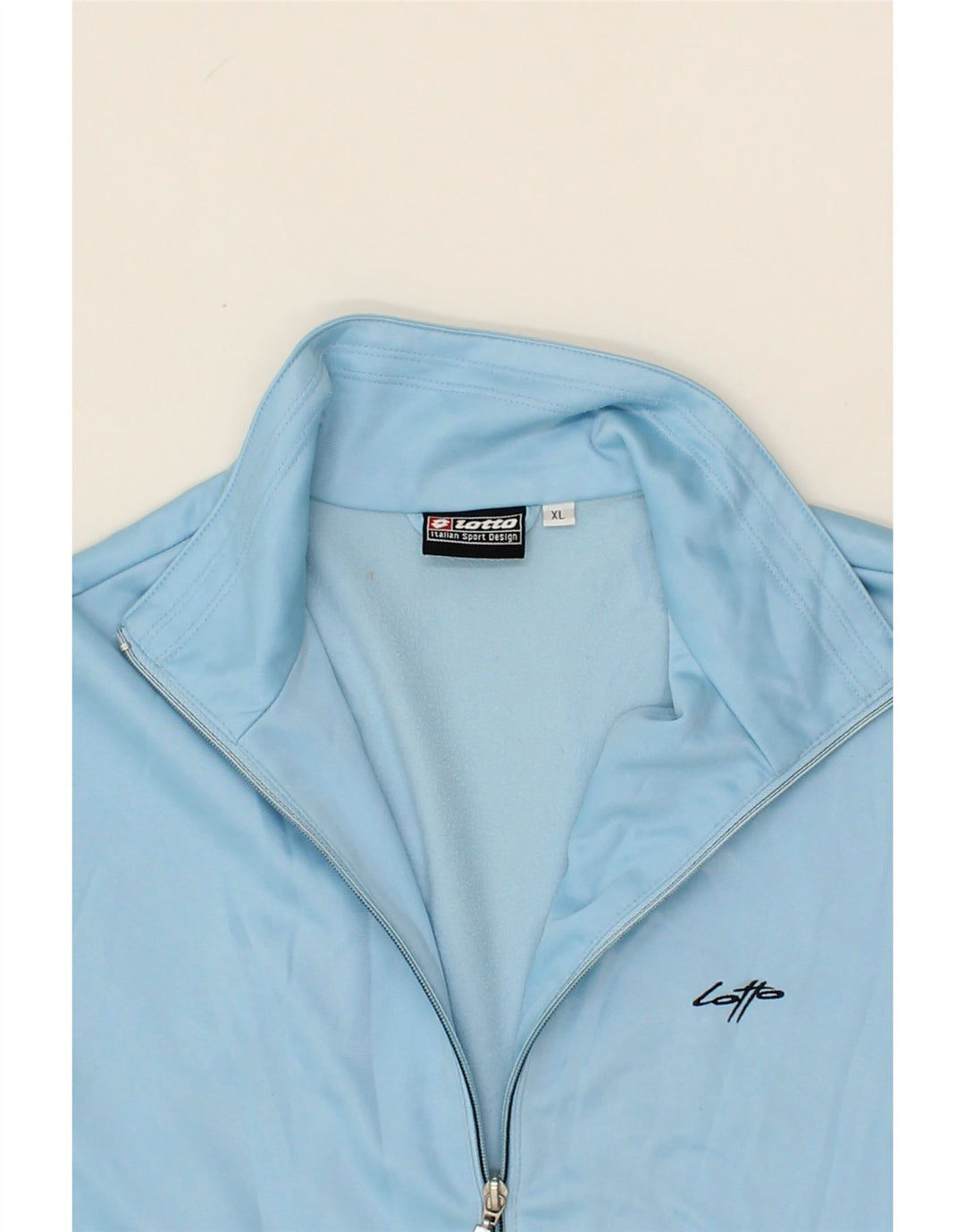 LOTTO Womens Tracksuit Top Jacket UK 18 XL Blue Vintage Lotto and Second-Hand Lotto from Messina Hembry 