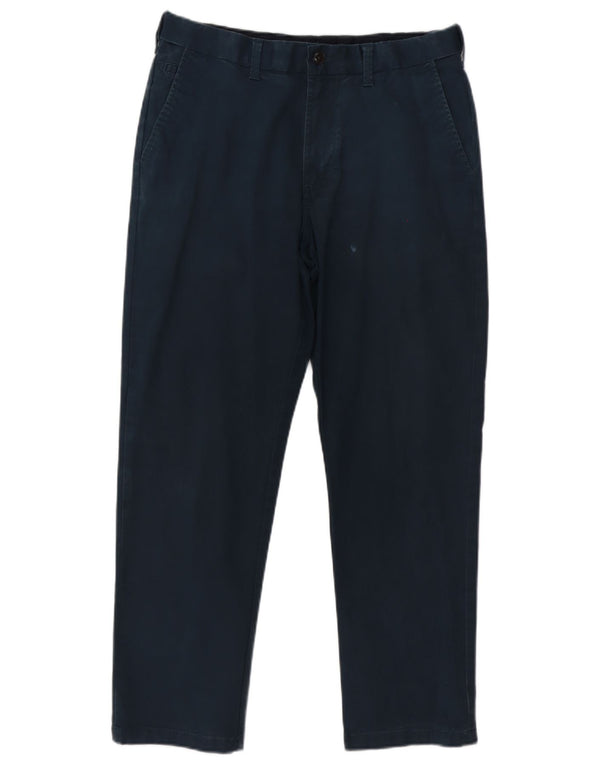 Мужские прямые брюки чинос Marks & Spencer Blue Harbor W36 L29 темно-синие