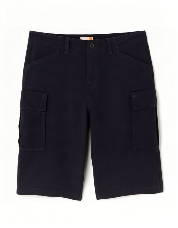 Timberland Mens Cargo Shorts Large W34 Navy Blue Cotton
