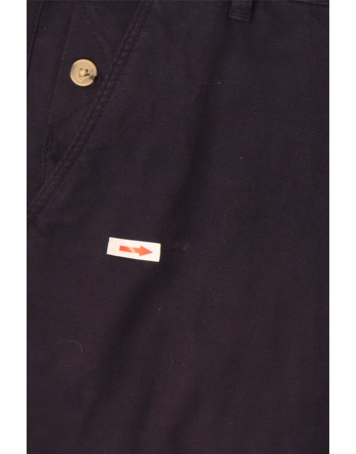 Zara Mens Sunset Chino Shorts EU 40 Medium W31 Navy Blue