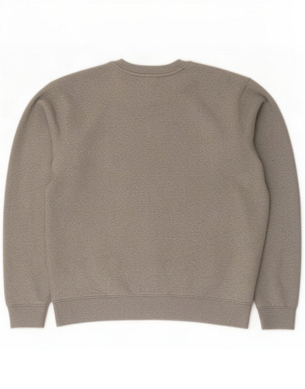 French Connection Womens Sweatshirt Jumper UK 14 Medium Grey Flecked Cotton