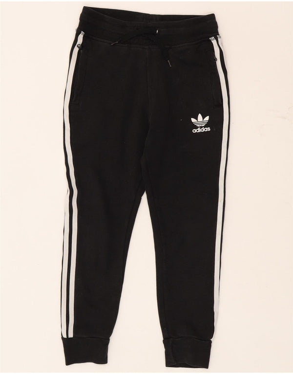 Pantaloni della tuta da ragazzo Adidas Joggers 7-8 anni in cotone nero