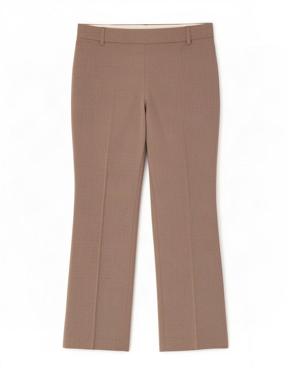 Marks & Spencer Pantalones de traje con corte de bota para mujer UK 10 Small W30 L27 Gris