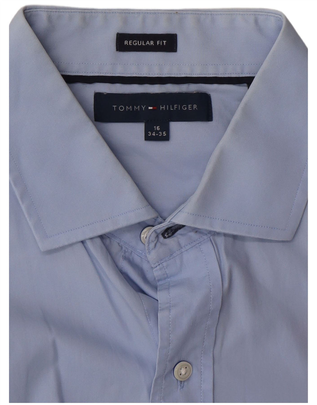 Ανδρικό πουκάμισο Tommy Hilfiger Regular Fit Size 16 Large Blue