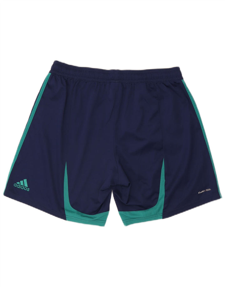 Adidas Mens Climacool Sport Shorts XL  Navy Blue Colourblock Polyester