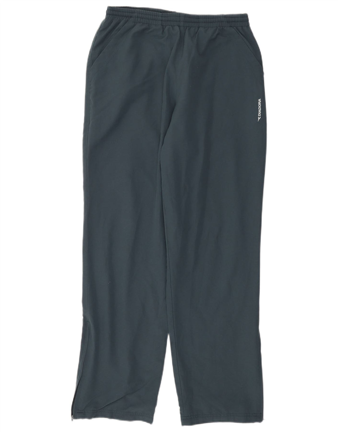Diadora Mens Tracksuit Trousers Medium Grey Polyester