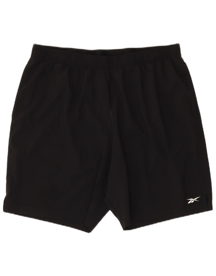 Reebok Mens Speedwick Sport Shorts 2XL Black Polyester