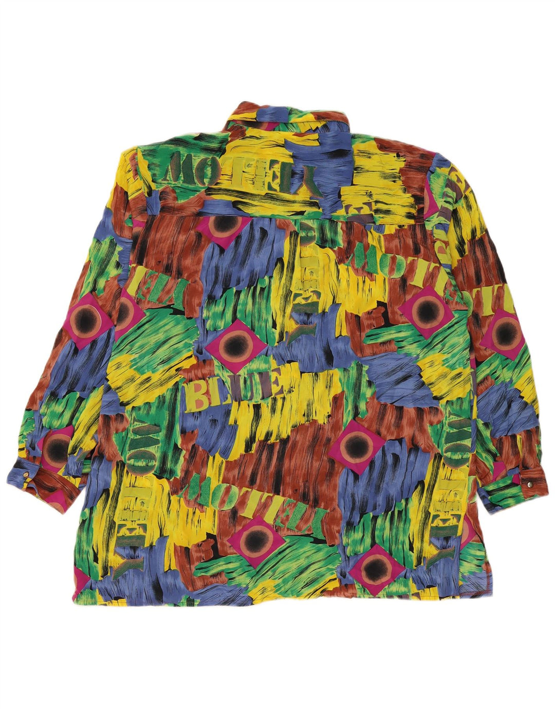 Blusa feminina Canda com estampa gráfica UE 48 2XL patchwork multicolorido