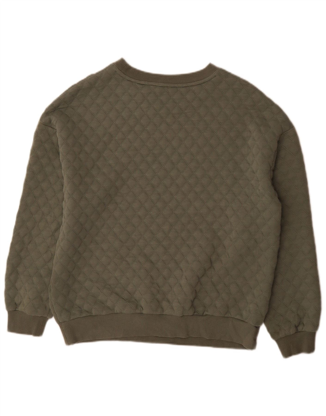 Marks & Spencer Dame Oversized Sweatshirt Jumper UK 12 Medium Khaki