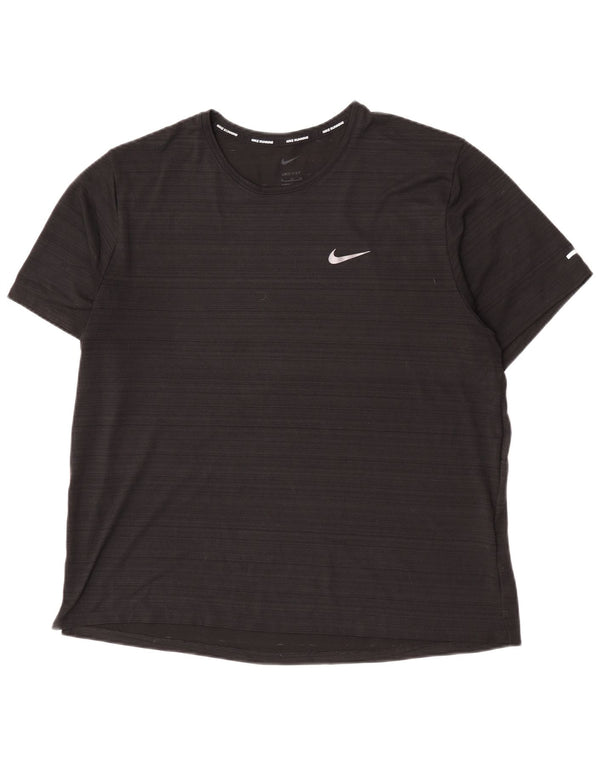 Tricou Nike pentru femei Dri Fit Top UK 18 XL Poliester cu dungi negre