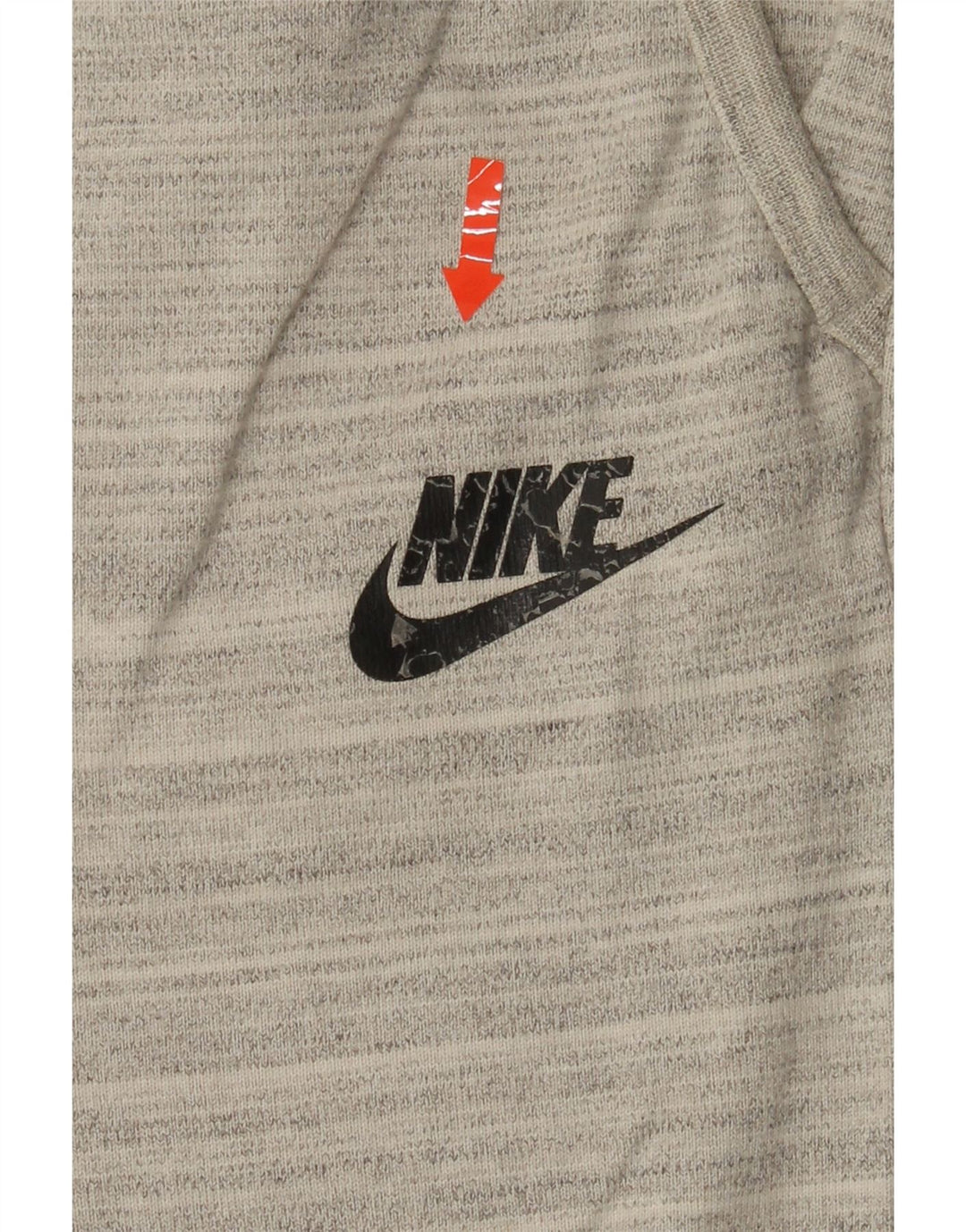 NIKE Mens Tracksuit Trousers Large  Grey Striped Cotton Vintage Nike and Second-Hand Nike from Messina Hembry 