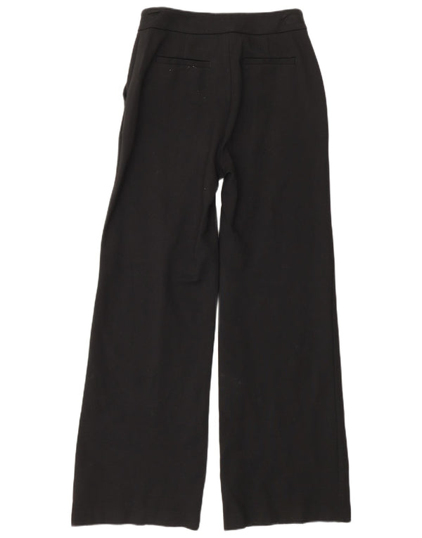 Pantaloni chino a gamba larga da donna Boden UK 6 XS W25 L30 viscosa nera