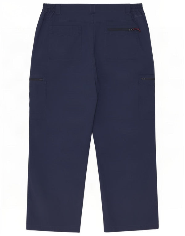 Mountain Warehouse Pantalon cargo taille haute pour femme UK 16 Large W34 L29 Nav