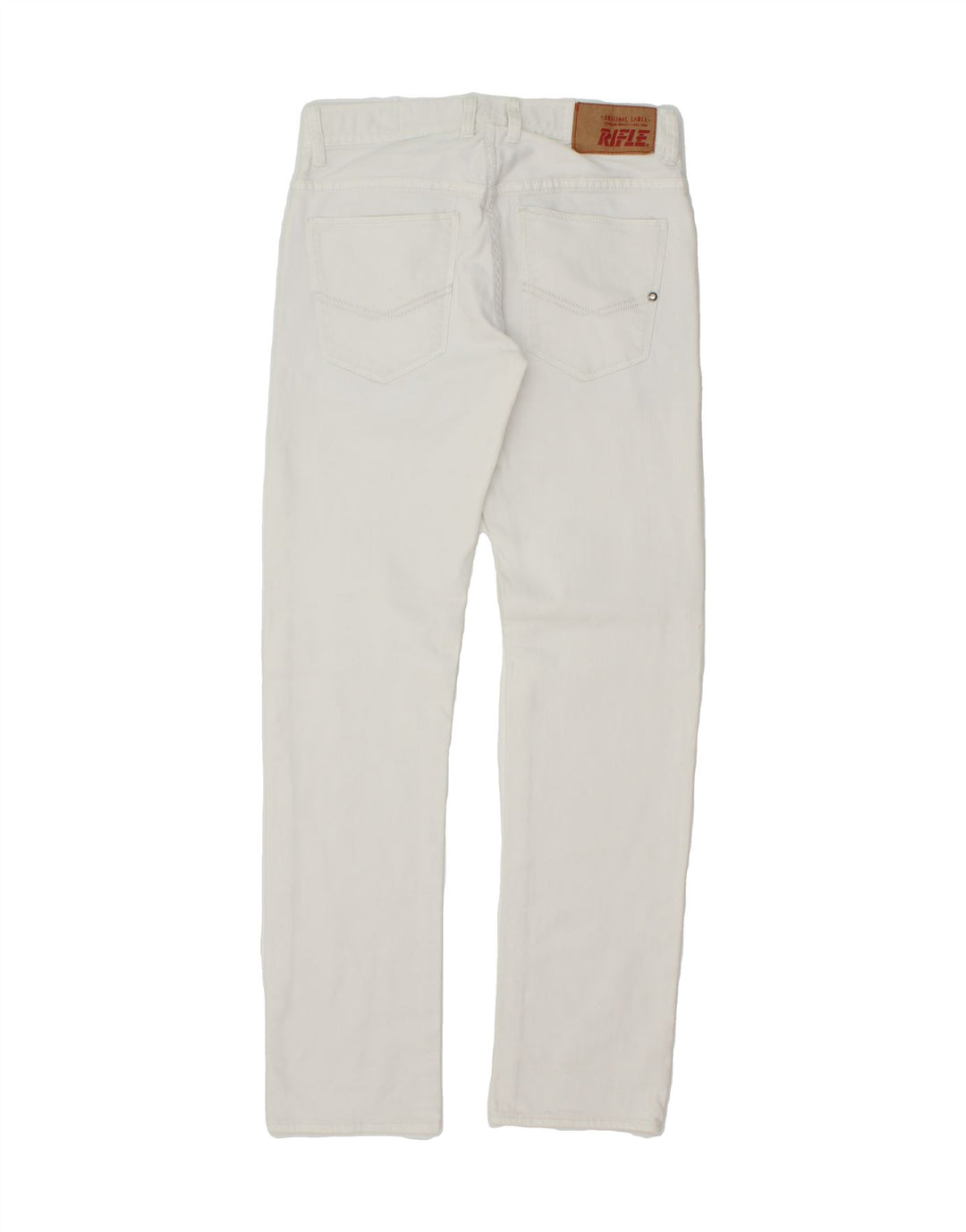 RIFLE Womens Slim Jeans W30 L31 White Vintage Rifle and Second-Hand Rifle from Messina Hembry 