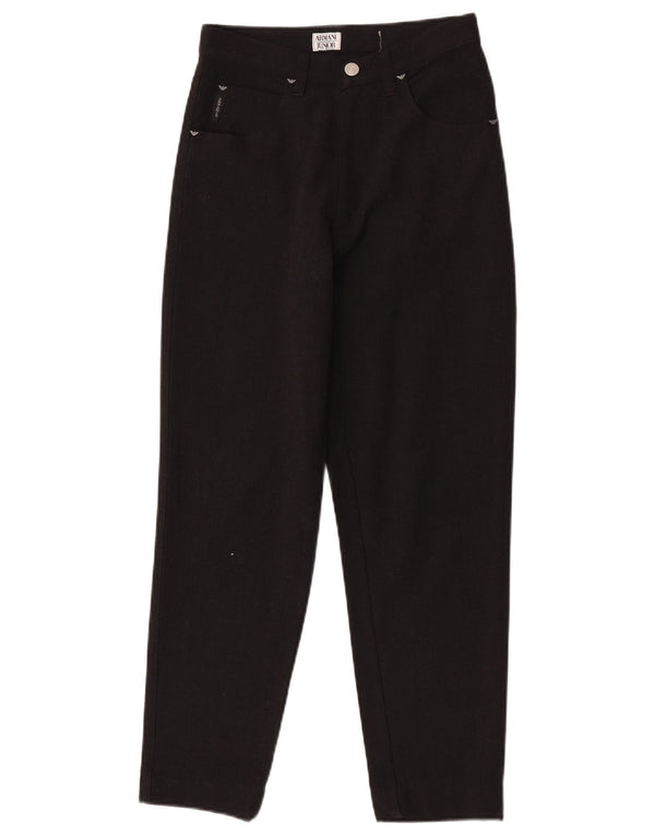 Armani Junior Boys Tapered Casual Παντελόνι 11-12 ετών W26 L26 Μαύρο