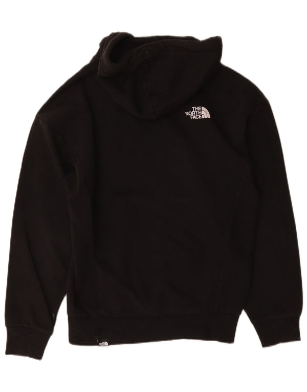 The North Face Womens Graphic Hoodie Jumper UK 10 Small Black Cotton