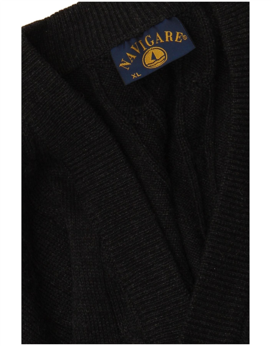 Navigare Mens Cardigan Sweater XL Grey