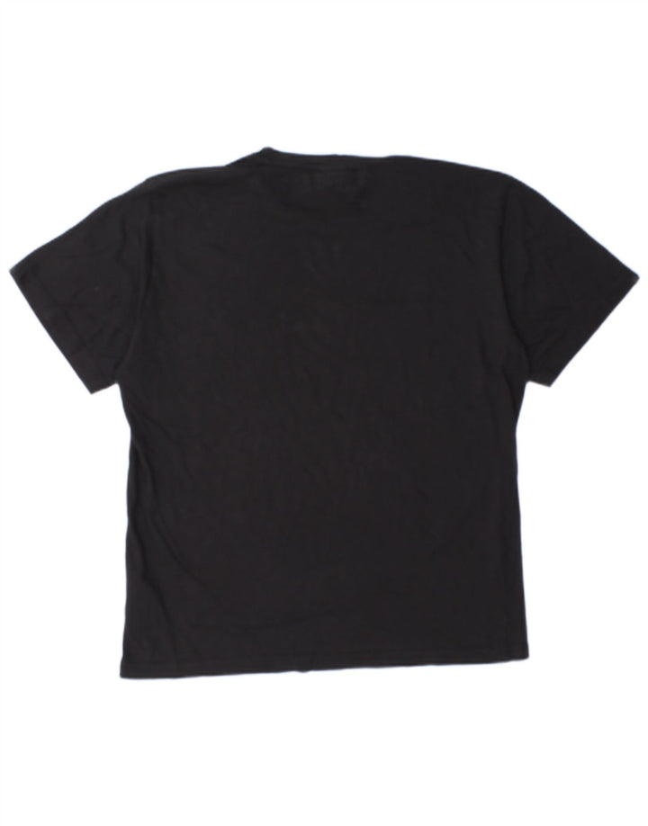 Lotto Herre T-Shirt Top Stor Sort Bomuld