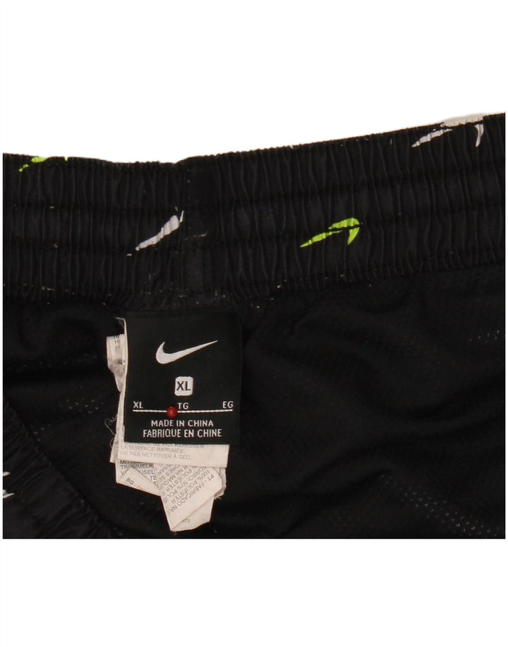 Nike Mens Graphic Sport Shorts XL Black Polyester